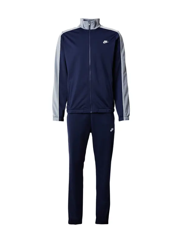 Nike Sportswear Nike Sportswear Jogging komplet 'CLUB'  indigo / svijetlosiva / bijela