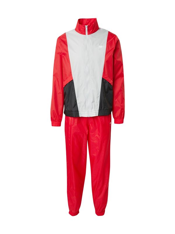 Nike Sportswear Nike Sportswear Jogging komplet 'CLUB'  svijetlosiva / crvena / crna