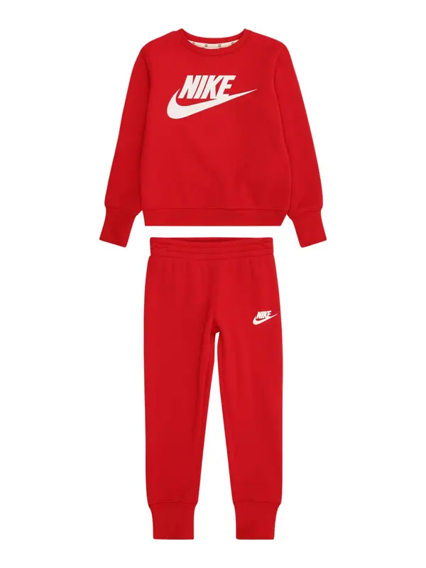 Nike Sportswear Nike Sportswear Jogging komplet  crvena / bijela