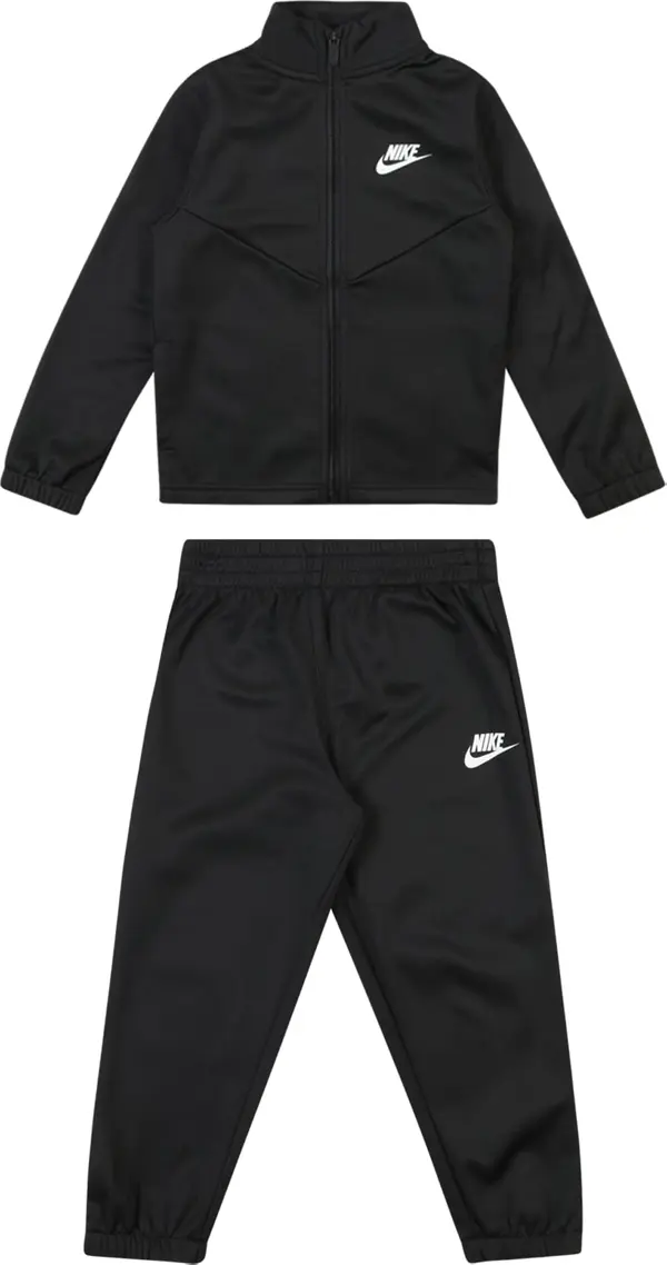 Nike Sportswear Nike Sportswear Jogging komplet 'ESSENTIALS'  crna / bijela