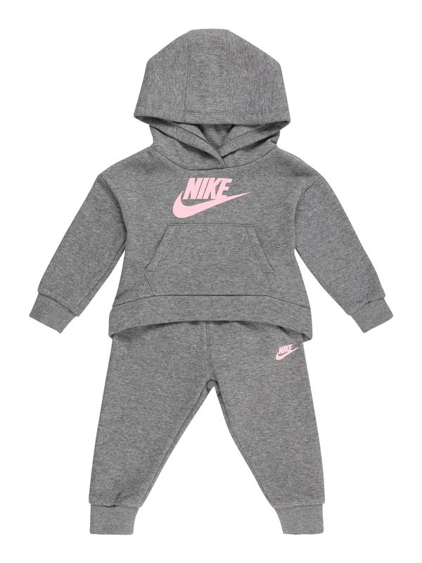 Nike Sportswear Nike Sportswear Jogging komplet  siva melange / roza