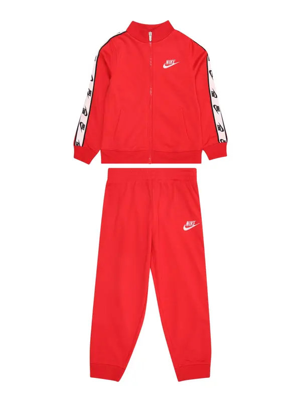 Nike Sportswear Nike Sportswear Jogging komplet  svijetlo crvena / crna / bijela