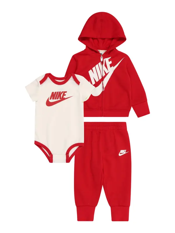 Nike Sportswear Nike Sportswear Komplet  crvena / bijela / prljavo bijela