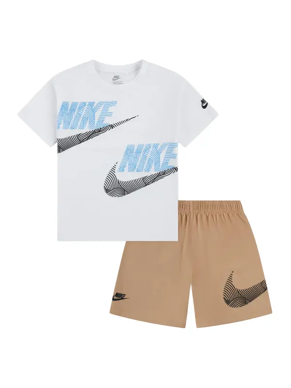 Nike Sportswear Nike Sportswear Komplet 'ITZ'  boja devine dlake (camel) / svijetloplava / crna / bijela