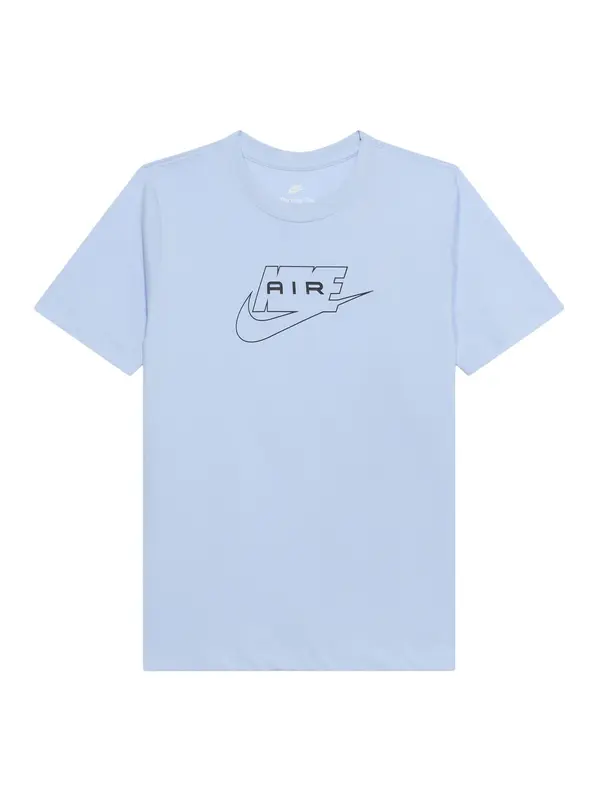 Nike Sportswear Nike Sportswear Majica 'AIR'  svijetloplava / crna