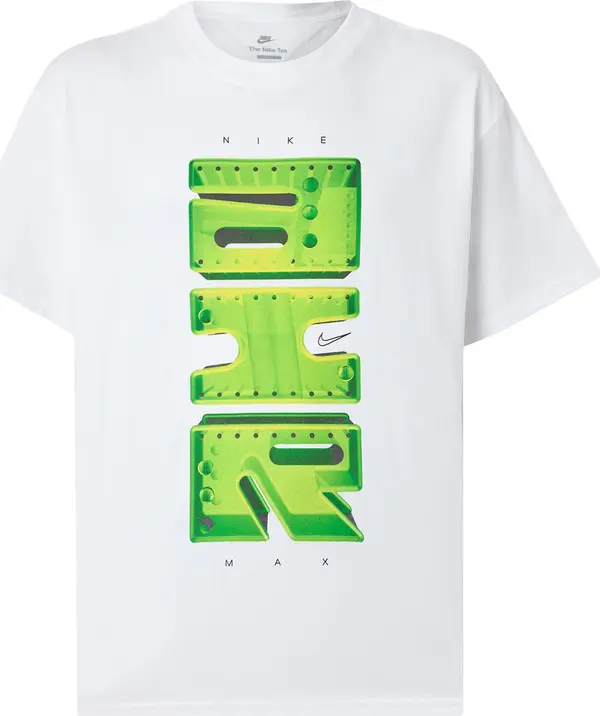 Nike Sportswear Nike Sportswear Majica 'AM DAY PLUS'  zelena / svijetlozelena / crna / bijela