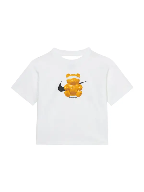 Nike Sportswear Nike Sportswear Majica 'BEAR'  zlatna / crna / bijela