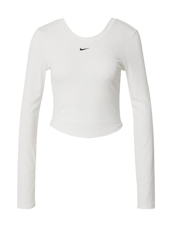 Nike Sportswear Nike Sportswear Majica  bež / crna