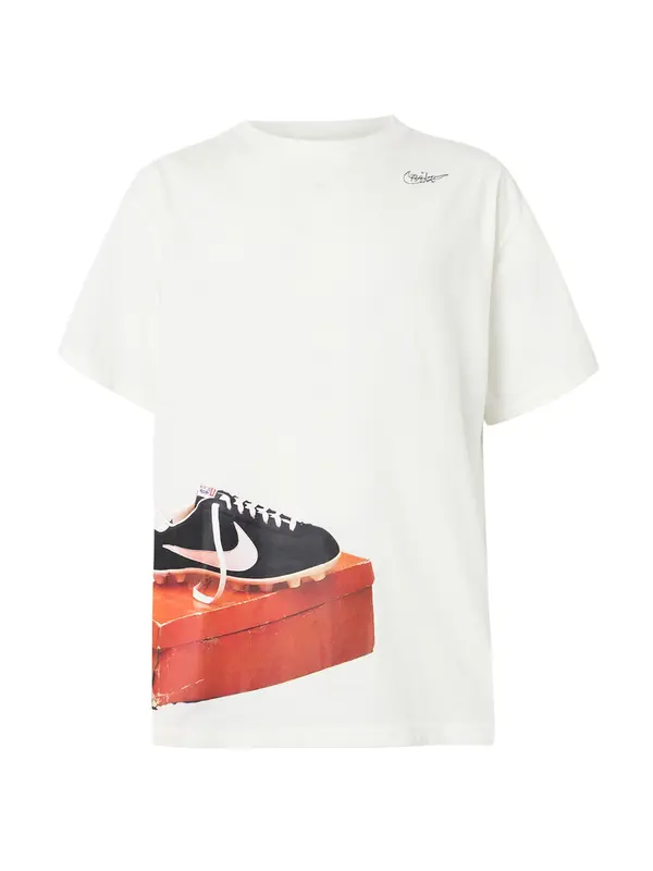 Nike Sportswear Nike Sportswear Majica  boja slonovače / konjak / crna