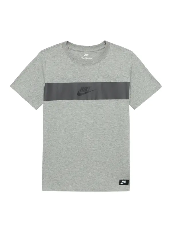 Nike Sportswear Nike Sportswear Majica 'BRANDMARK'  siva / tamo siva / crna