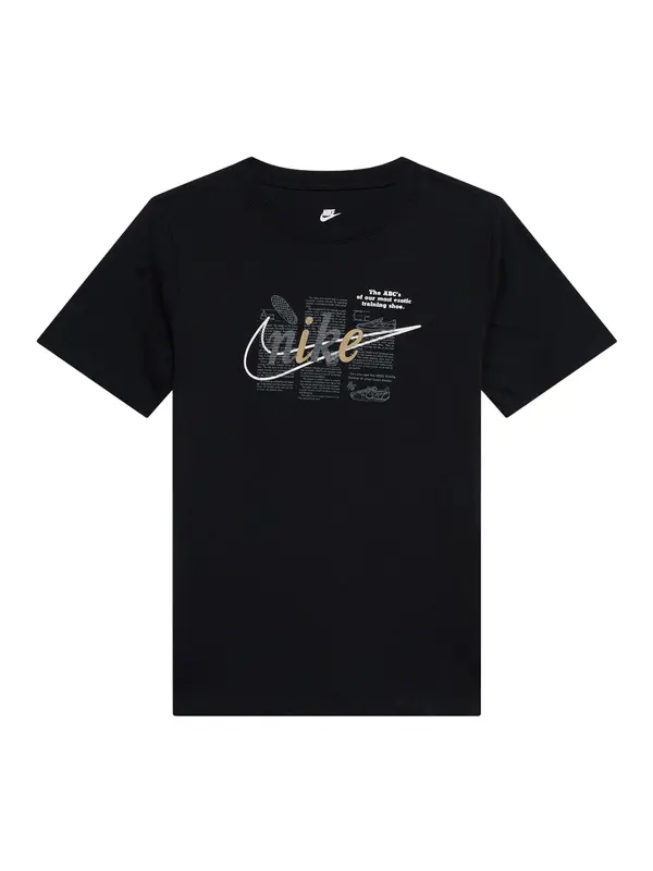 Nike Sportswear Nike Sportswear Majica 'CLUB'  boja devine dlake (camel) / siva / crna / bijela