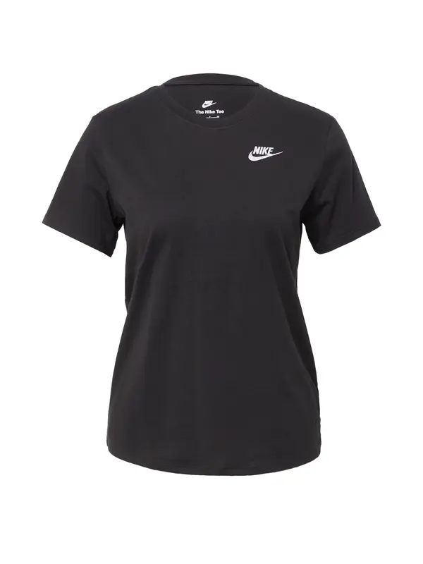 Nike Sportswear Nike Sportswear Majica 'Club Essential'  crna / bijela
