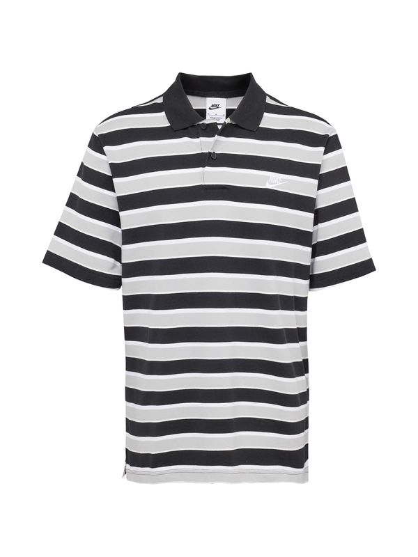 Nike Sportswear Nike Sportswear Majica 'CLUB'  svijetlosiva / crna / bijela