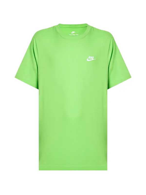 Nike Sportswear Nike Sportswear Majica 'CLUB'  svijetlozelena / bijela
