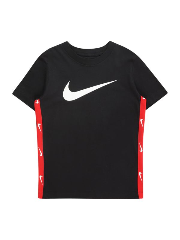 Nike Sportswear Nike Sportswear Majica 'CLUB+POLY'  crvena / crna / bijela