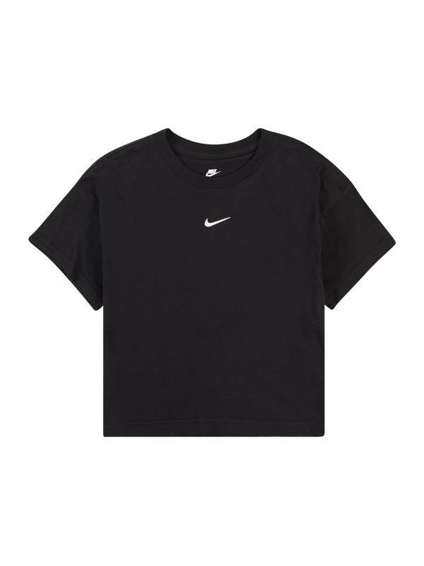 Nike Nike Sportswear Majica 'ESSNTL'  crna / bijela