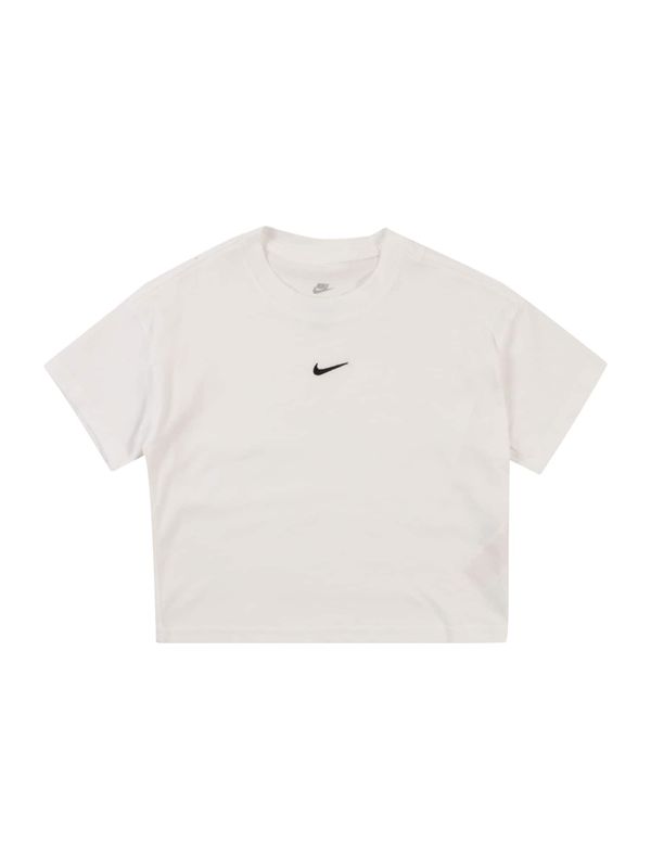Nike Nike Sportswear Majica 'ESSNTL'  crna / prljavo bijela