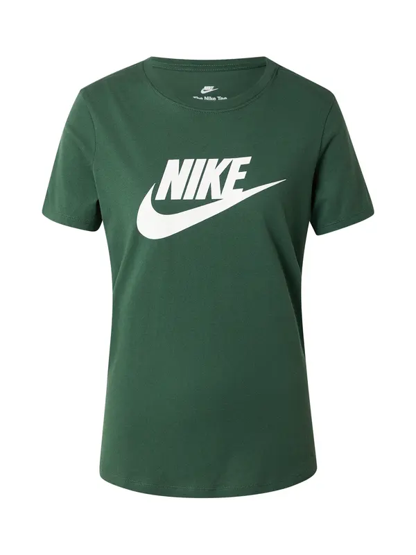 Nike Sportswear Nike Sportswear Majica 'ESSNTL'  zelena / bijela