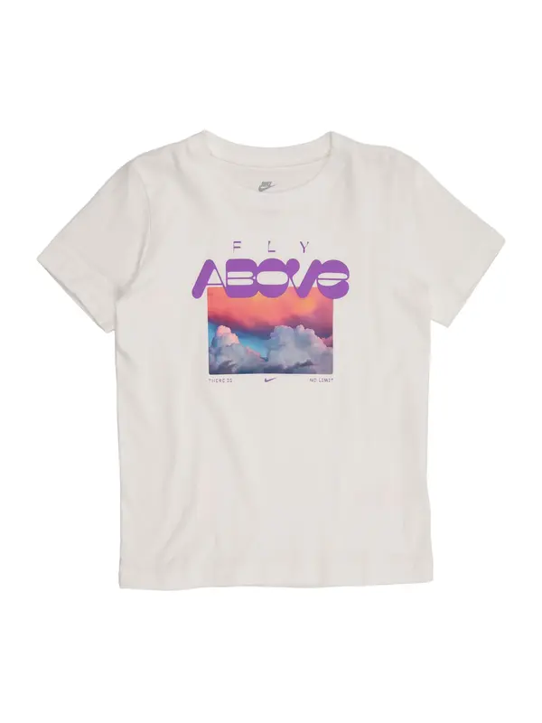 Nike Sportswear Nike Sportswear Majica 'FLY ABOVE'  svijetloplava / ljubičasta / ciglasto crvena / bijela