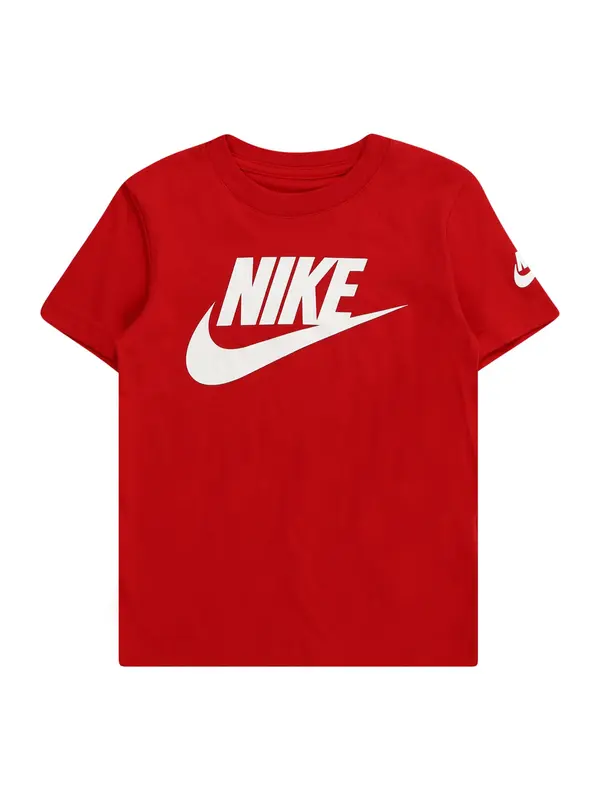 Nike Sportswear Nike Sportswear Majica 'Futura Evergreen'  crvena / bijela