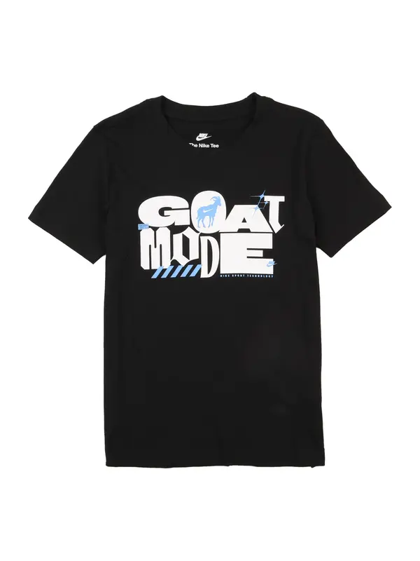Nike Sportswear Nike Sportswear Majica 'GOAT MODE'  svijetloplava / crna / bijela