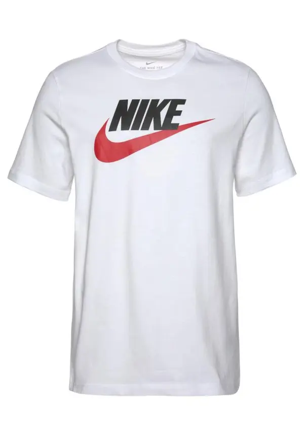 Nike Sportswear Nike Sportswear Majica 'Icon Futura'  crvena / bijela