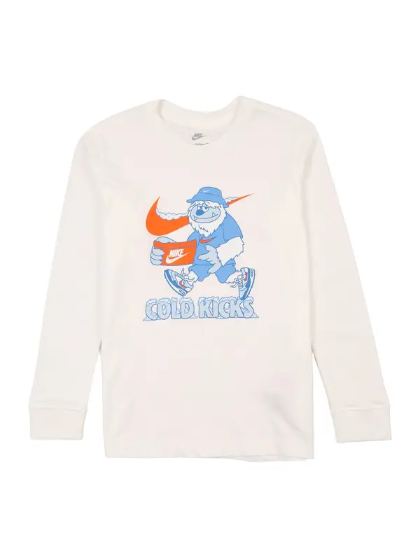 Nike Sportswear Nike Sportswear Majica  kraljevsko plava / svijetloplava / narančasta / prljavo bijela
