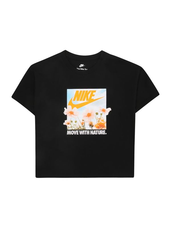 Nike Sportswear Nike Sportswear Majica  narančasta / roza / crna / prljavo bijela