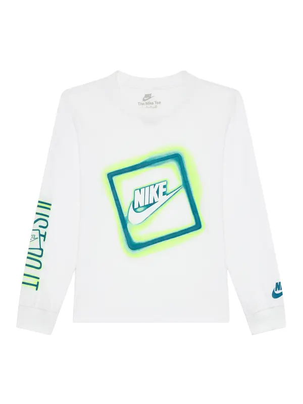Nike Sportswear Nike Sportswear Majica 'NEON BOX FUTURA'  svijetložuta / zelena / bijela