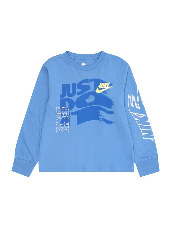 Nike Sportswear Nike Sportswear Majica 'ON THE MOVE'  plava / azur / limeta zelena / prljavo bijela