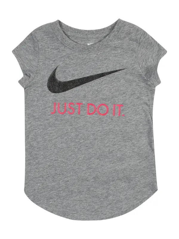 Nike Sportswear Nike Sportswear Majica  siva melange / roza / crna