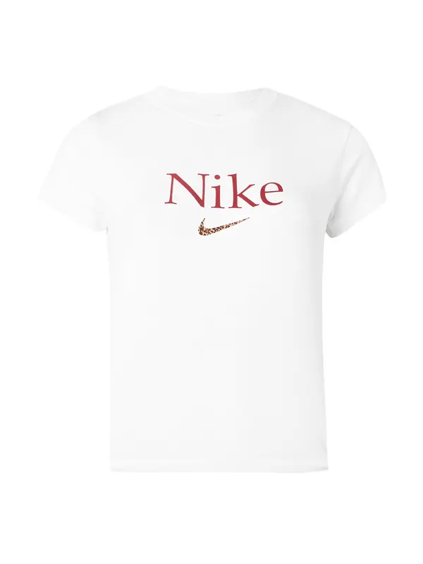 Nike Sportswear Nike Sportswear Majica  smeđa / cappuccino / trešnja crvena / bijela