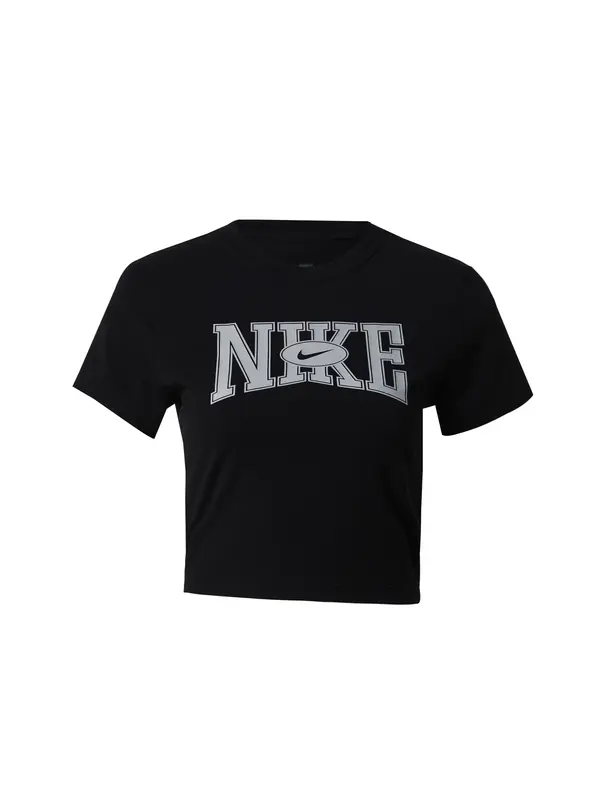 Nike Sportswear Nike Sportswear Majica  srebrno siva / crna