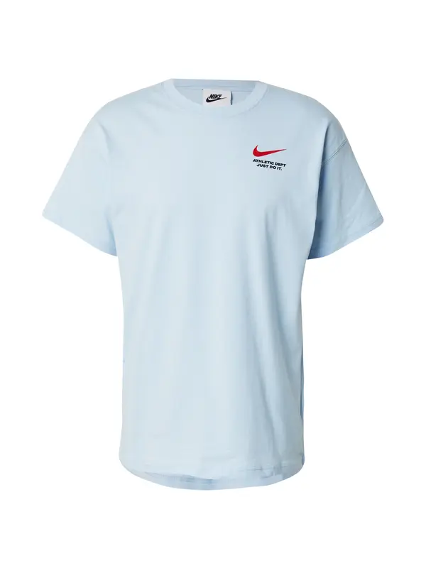 Nike Sportswear Nike Sportswear Majica  svijetloplava / crvena / crna