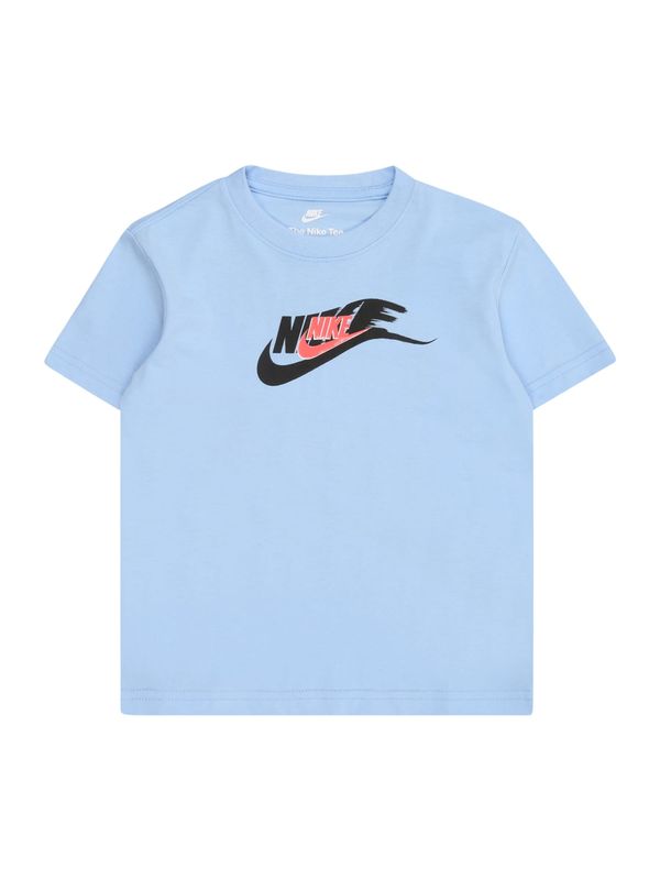 Nike Sportswear Nike Sportswear Majica  svijetloplava / narančasta / crna