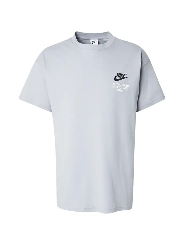 Nike Sportswear Nike Sportswear Majica  svijetlosiva / crna / bijela
