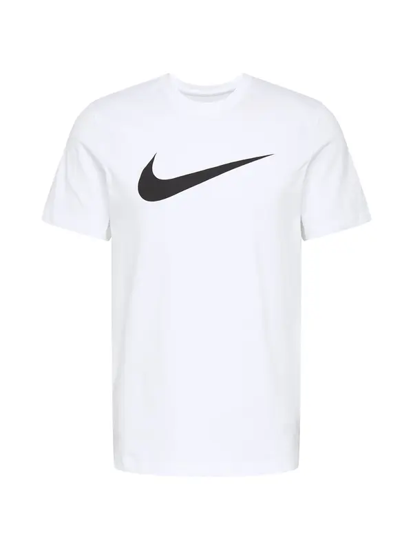 Nike Sportswear Nike Sportswear Majica 'Swoosh'  crna / prljavo bijela