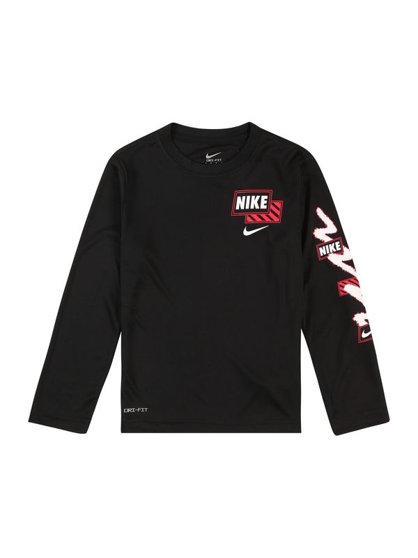 Nike Sportswear Nike Sportswear Majica 'SWOOSH'  crvena / crna / bijela