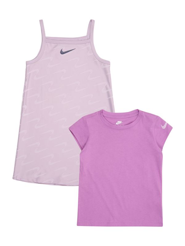 Nike Sportswear Nike Sportswear Majica 'SWOOSH MOTION'  lila / orhideja bijela