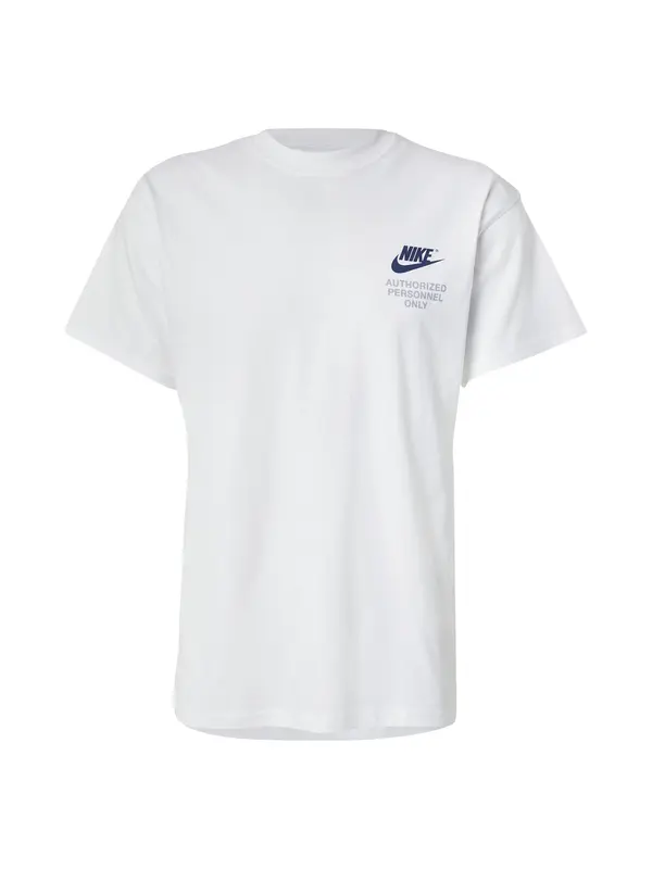 Nike Sportswear Nike Sportswear Majica  tamno plava / siva / bijela