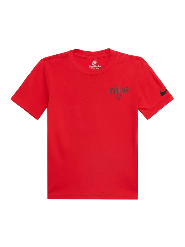 Nike Sportswear Nike Sportswear Majica 'WORLD CUP'  med / svijetlosiva / crvena / crna
