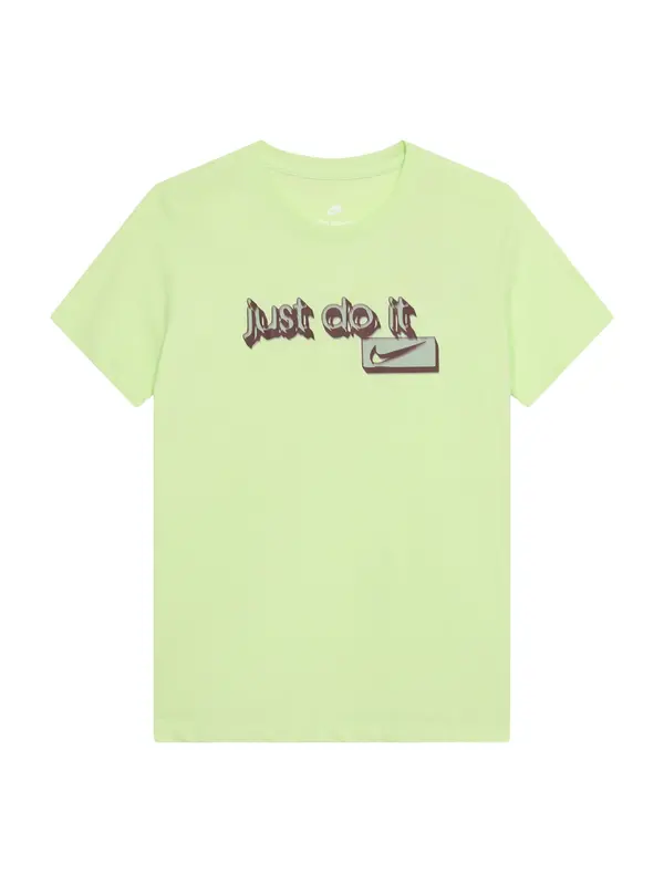 Nike Sportswear Nike Sportswear Majica  žad / svijetlozelena / crna