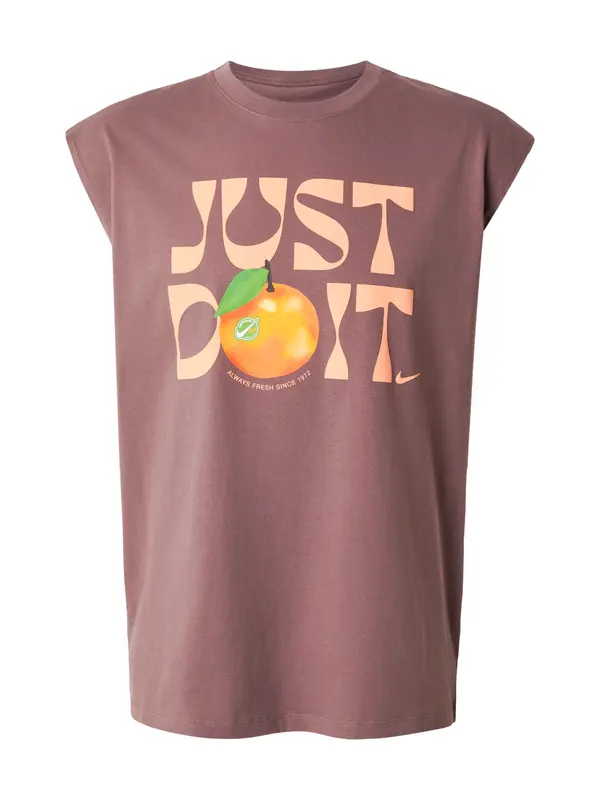 Nike Sportswear Nike Sportswear Majica  zelena / narančasta / marelica / prljavo roza