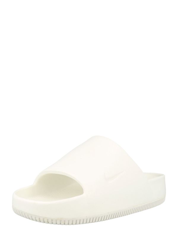 Nike Sportswear Nike Sportswear Natikače s potpeticom 'CALM SLIDE'  bijela