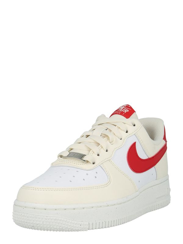 Nike Sportswear Nike Sportswear Niske tenisice 'Air Force 1 07 Better'  boja slonovače / crvena / bijela