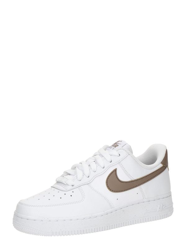 Nike Sportswear Nike Sportswear Niske tenisice 'Air Force 1 '07 Better''  smeđa / bijela