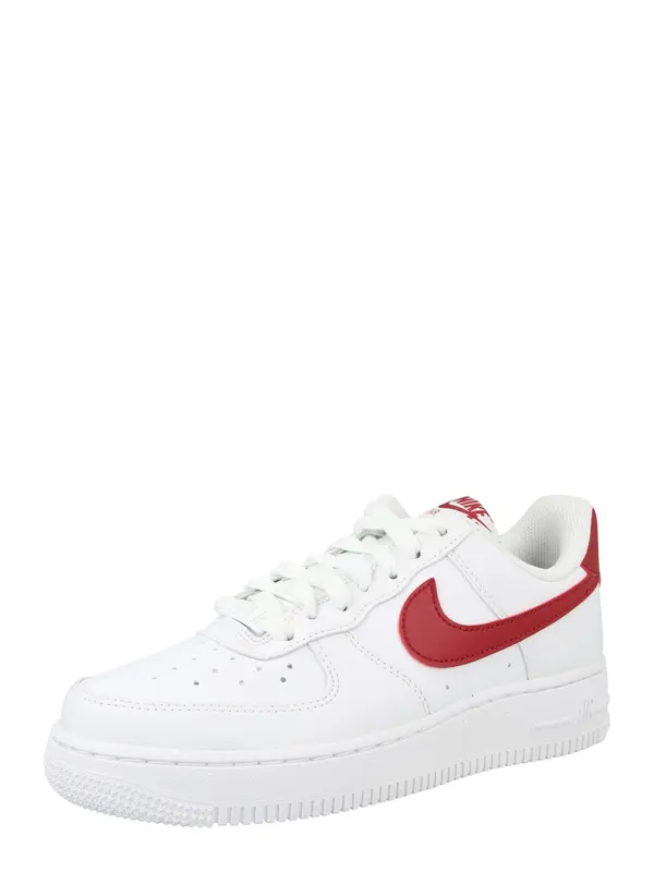 Nike Sportswear Nike Sportswear Niske tenisice 'Air Force 1 '07 Better'  tamno crvena / bijela