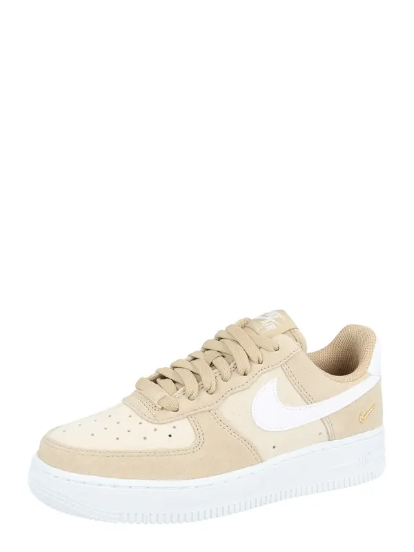 Nike Sportswear Nike Sportswear Niske tenisice 'AIR FORCE 1 '07'  bež / toplo smeđa / bijela