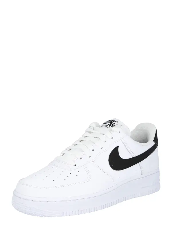Nike Sportswear Nike Sportswear Niske tenisice 'Air Force 1 07'  crna / bijela