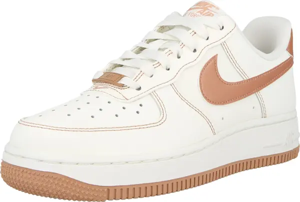 Nike Sportswear Nike Sportswear Niske tenisice 'AIR FORCE 1 '07'  ecru/prljavo bijela / smeđa